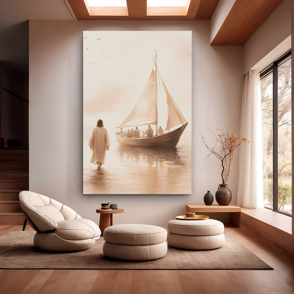 Walking on Water Canvas