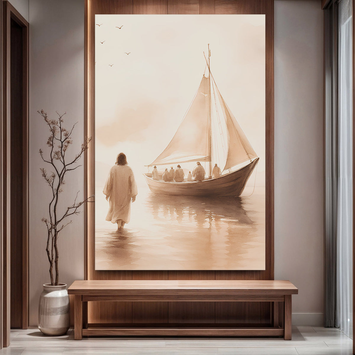 Walking on Water Canvas
