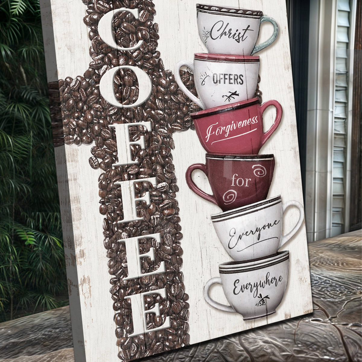 Coffee Faith Sign