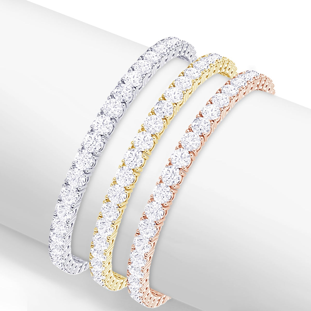 White Sapphire Tennis Bracelet