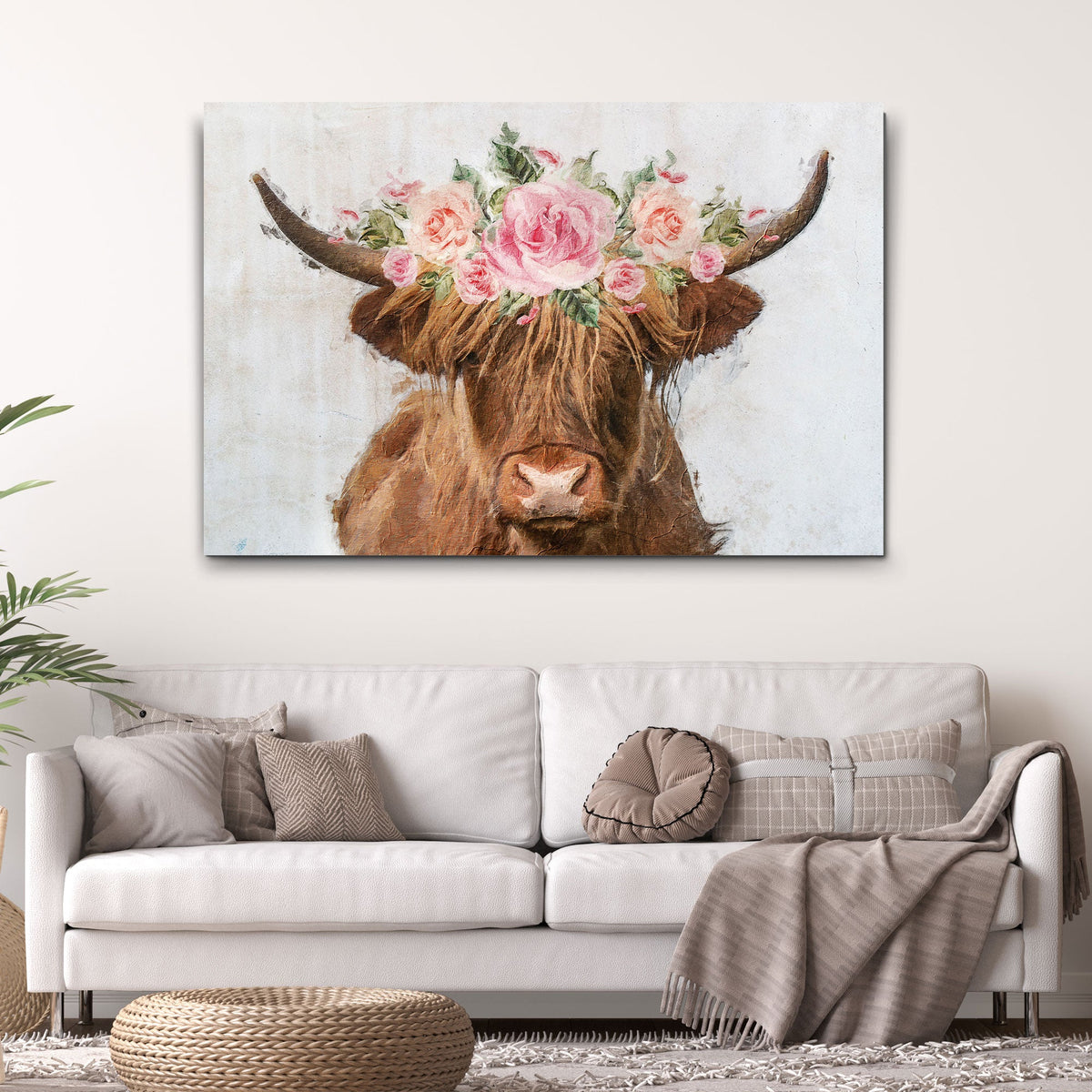 Highland Cow Canvas