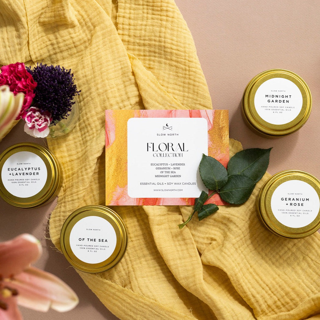 Floral Candle Collection