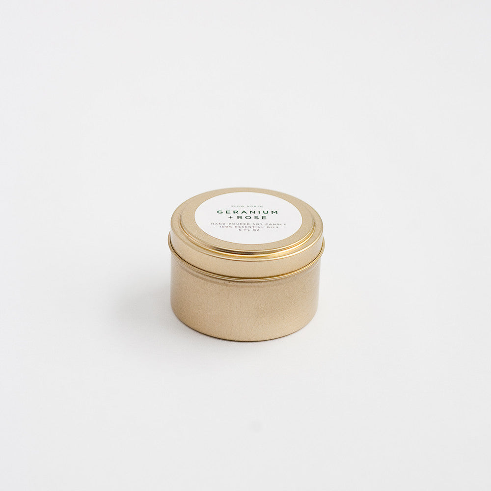 Springtime Geranium Soy Candle