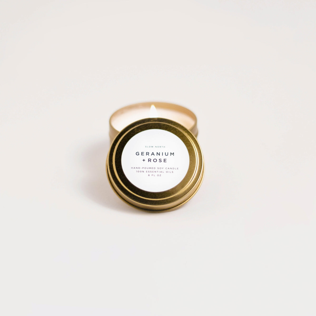 Springtime Geranium Soy Candle