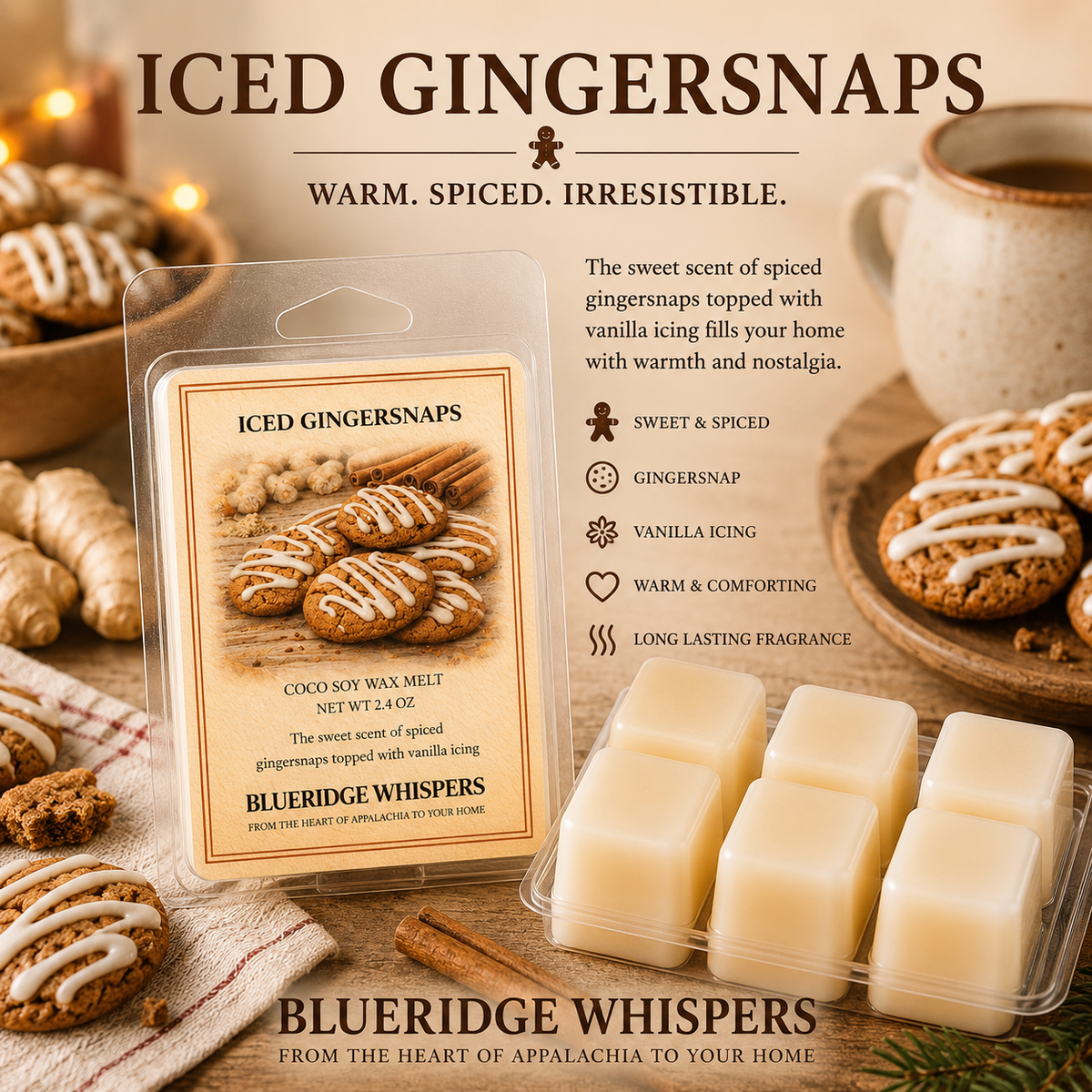 Iced Gingersnaps Wax Melts