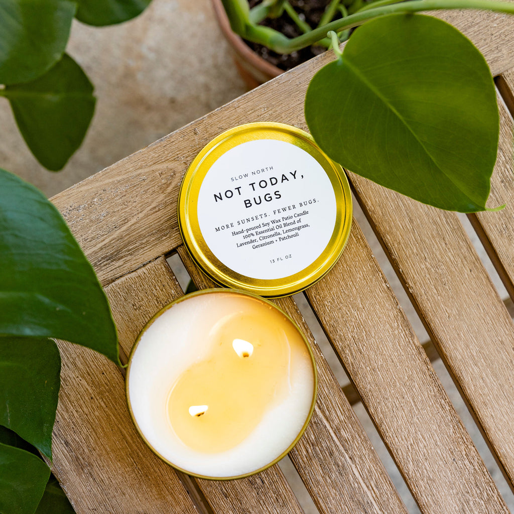 Not Today, Bugs 2-Wick Candle