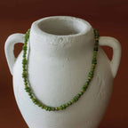 Olive Veda Beaded Necklace
