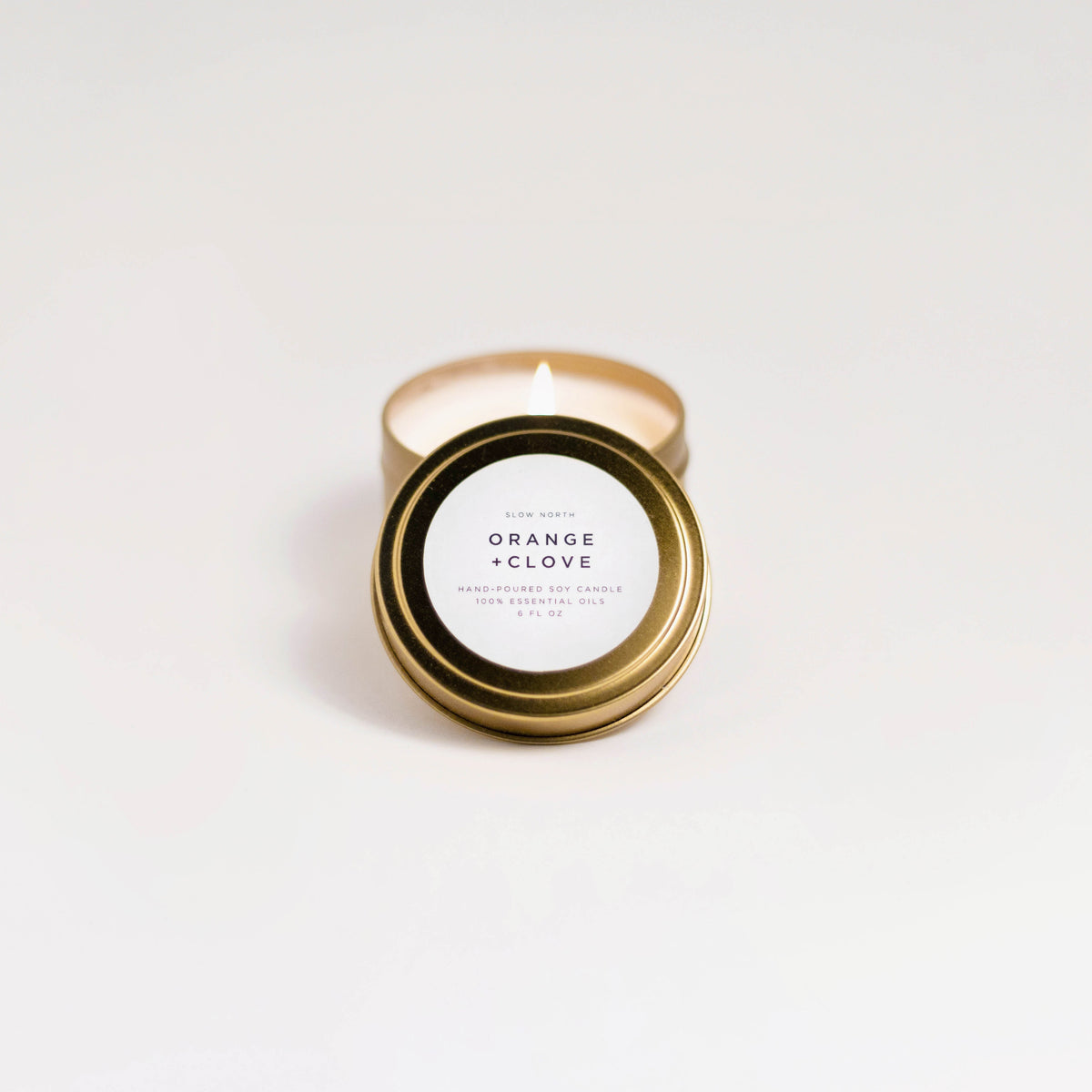 Orange + Clove + Cinnamon Soy Candle
