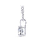 Moissanite Solitaire Pendant Necklace