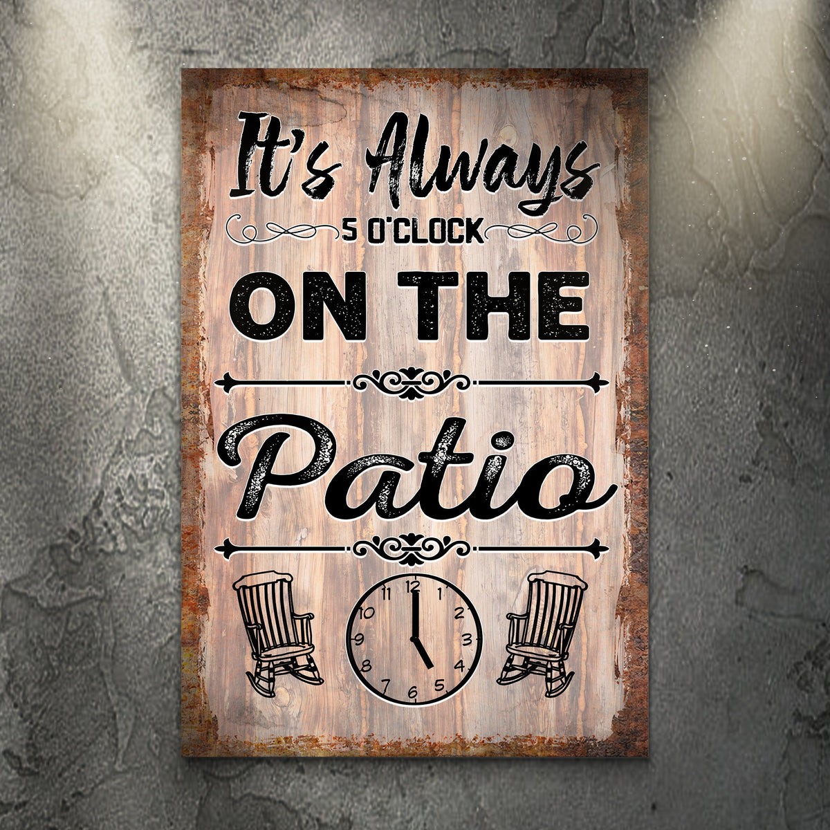 Patio Sign