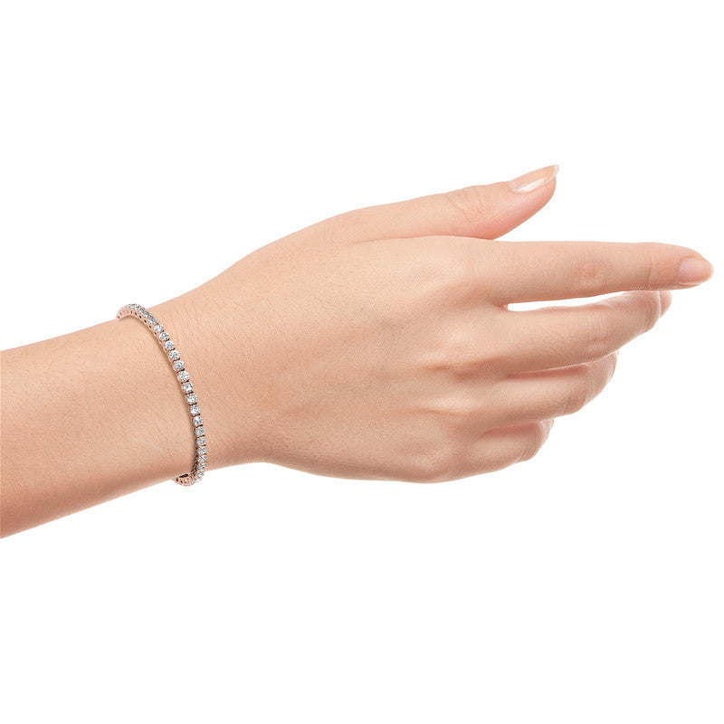 White Sapphire Tennis Bracelet