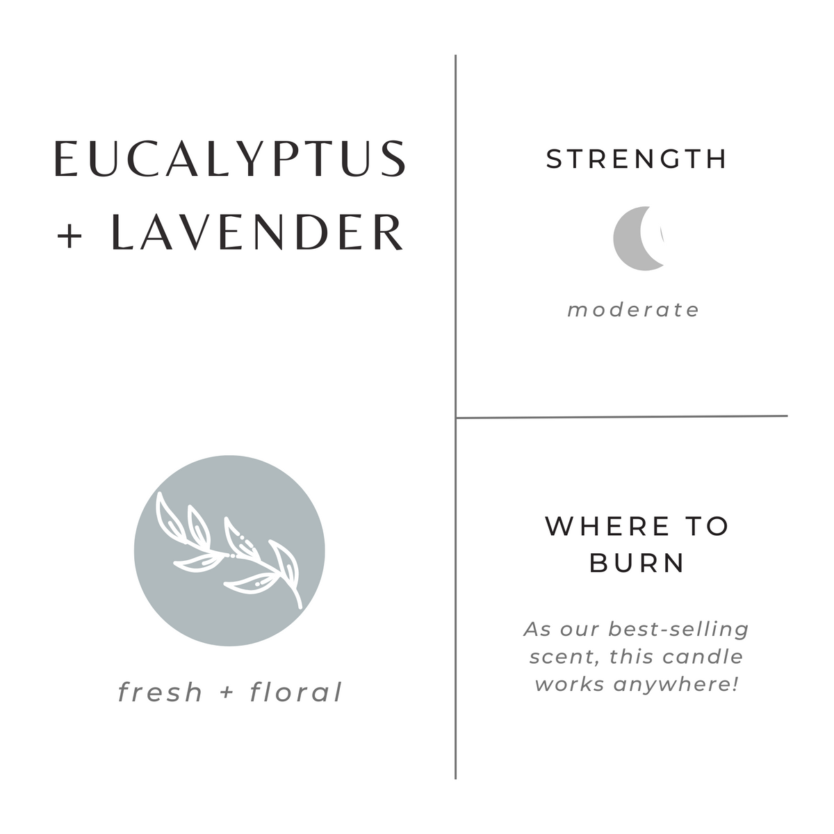Eucalyptus + Lavender Soy Candle