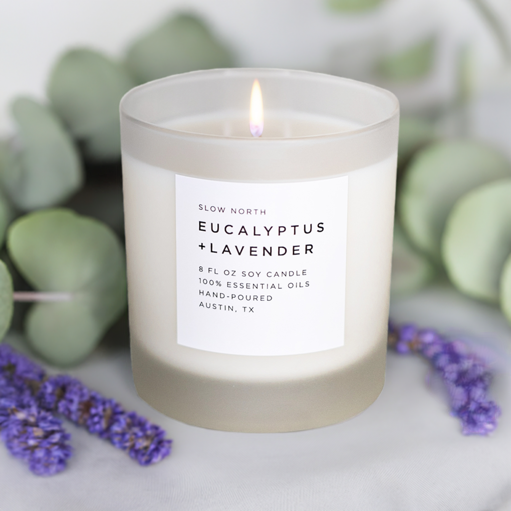 Eucalyptus + Lavender Soy Candle