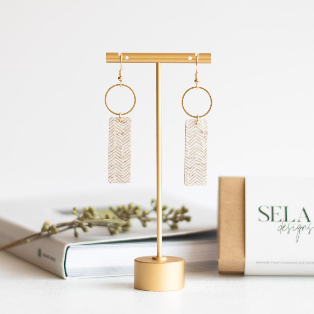 Soft Taupe Earrings