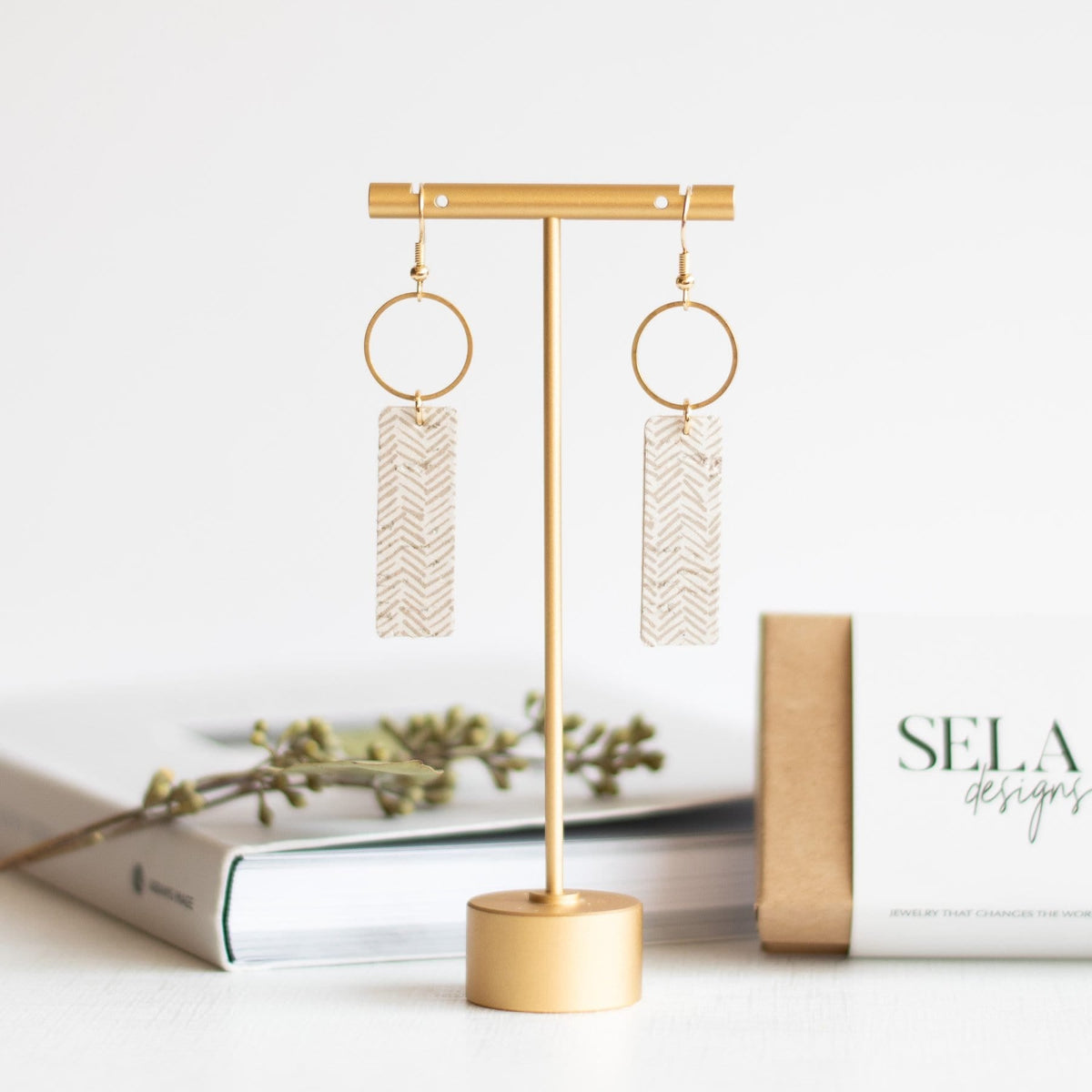 Soft Taupe Earrings