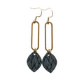 Woven Olive Earrings
